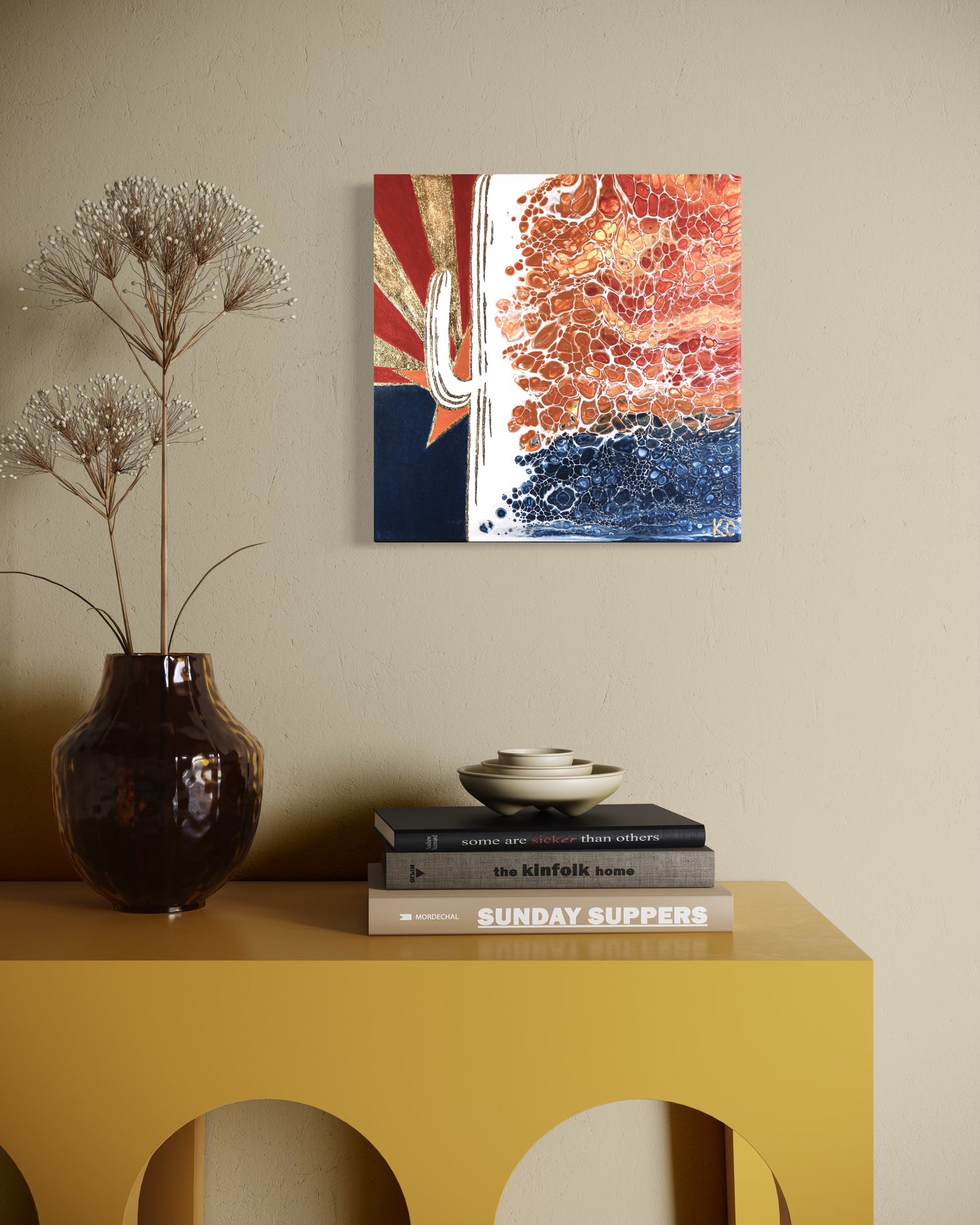 Origin Collection: “Desert Allegiance” 12x12”