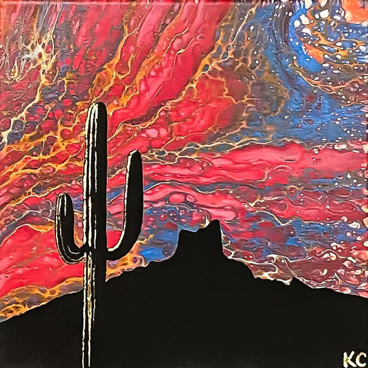 Origin Collection: “Picacho Ember” 12x12”