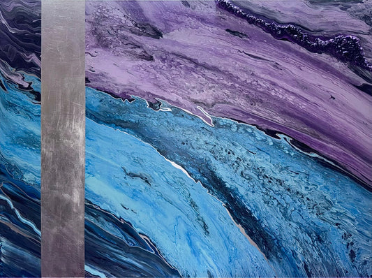 Silver Lining Series: “Beauty of the Storm” 24x36”