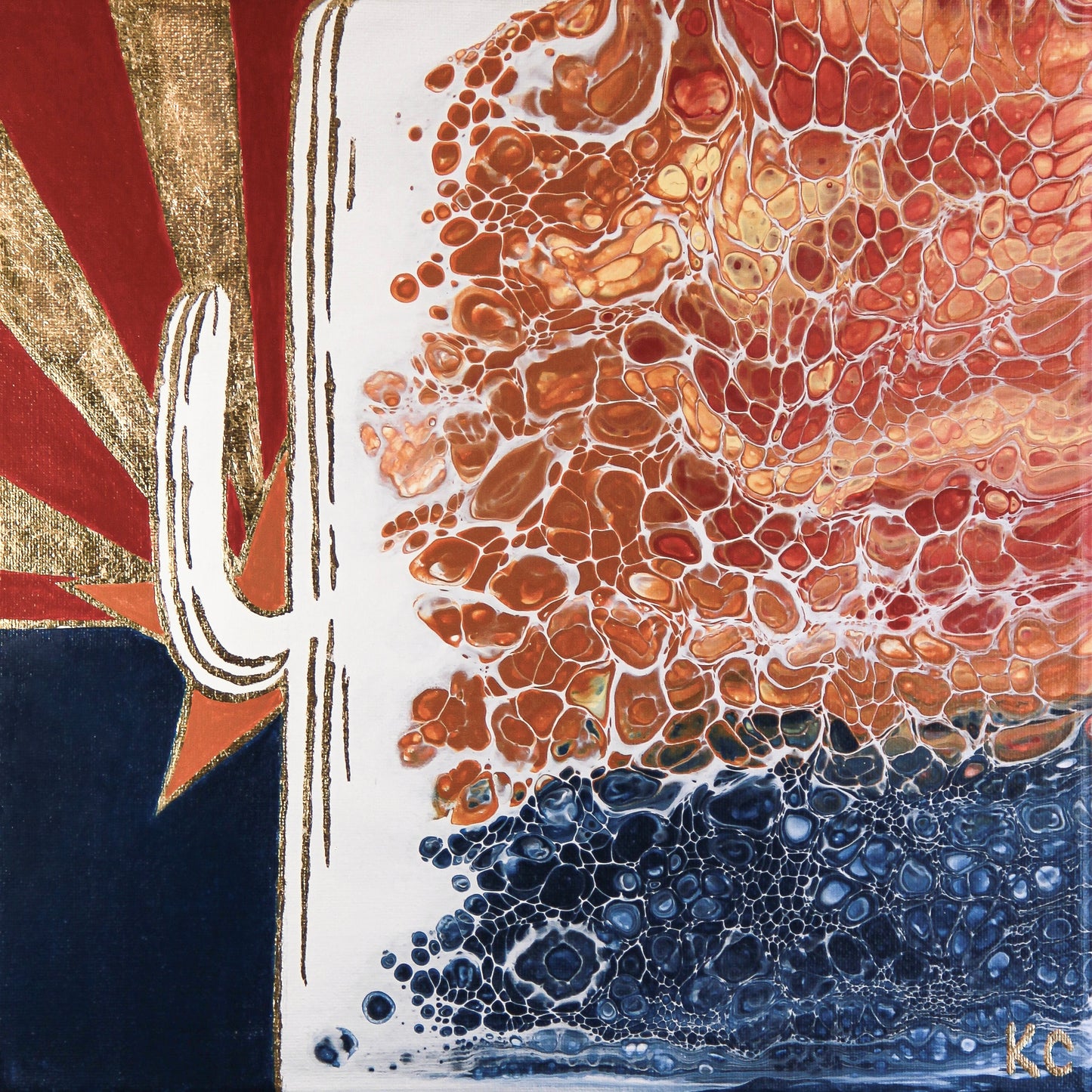 Origin Collection: “Desert Allegiance” 12x12”